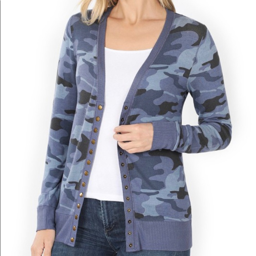 Camouflage Cardigan